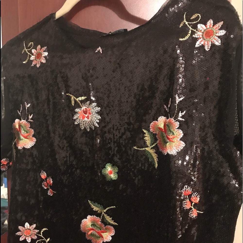 Brand new stylish, fancy Zara blouse; with tags
